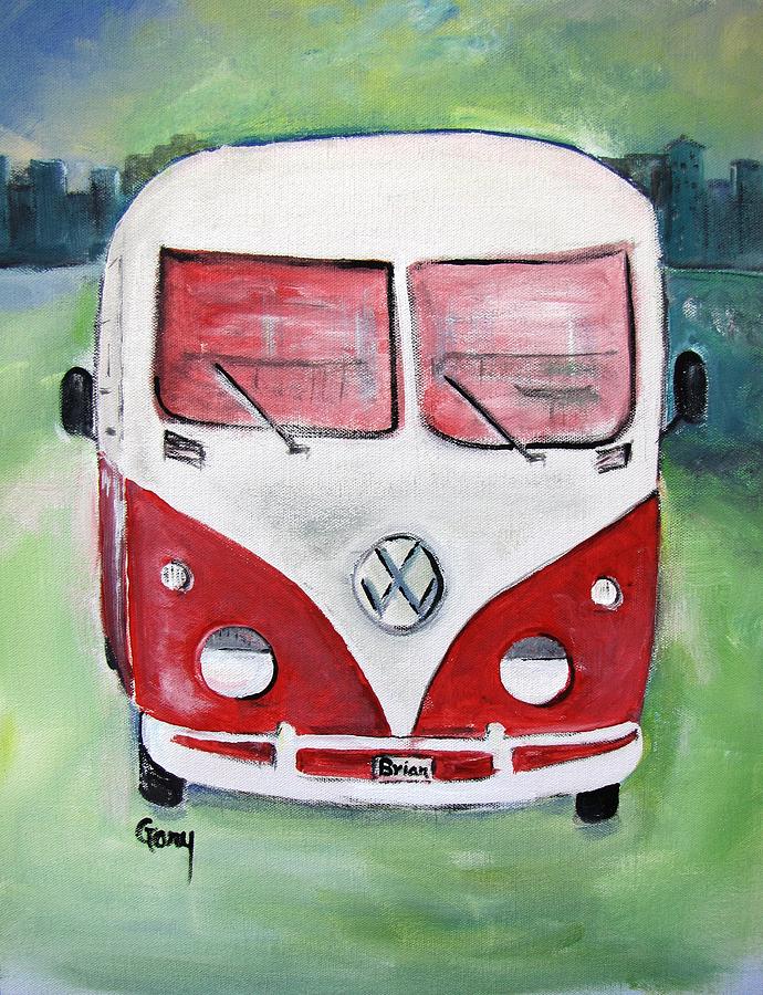 The Bus Painting by Gary Smith
