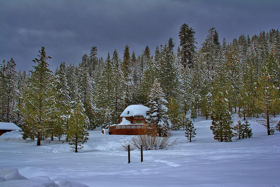 Winter Photograph - The Cabin by Tony Castle