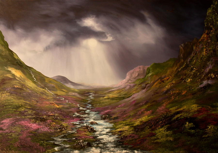 The Cairngorms in Scotland Painting by Jean Walker
