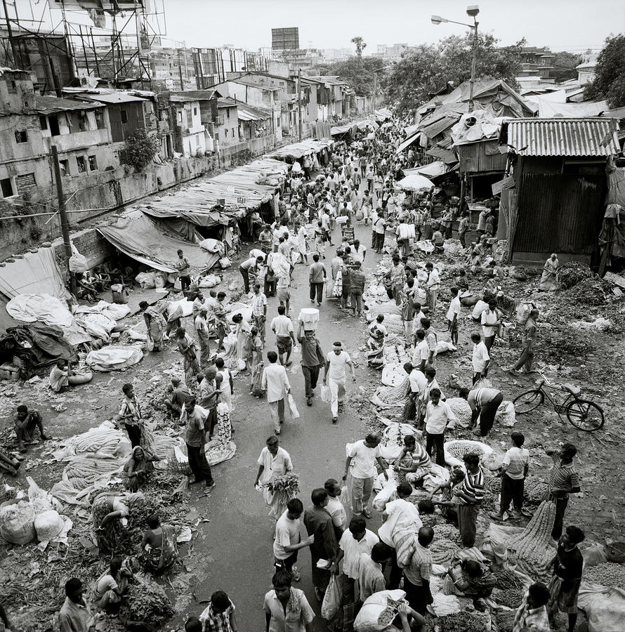 The Calcutta Flower Market Photograph by Shaun Higson - Fine Art America