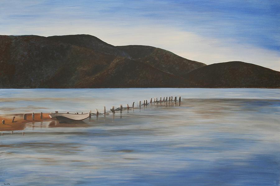 The Calm Water of Akyaka Painting by Taiche Acrylic Art
