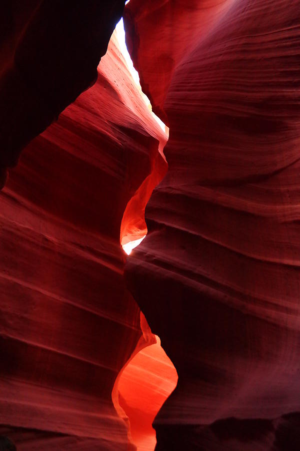 Desert Photograph - The Candle In Antelope Canyon by Jeff Swan