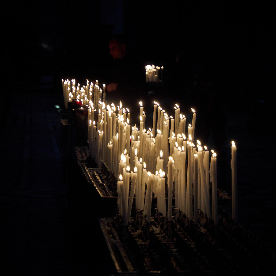 Italia Photograph - The Candles. Duomo. Milan by Jouko Lehto