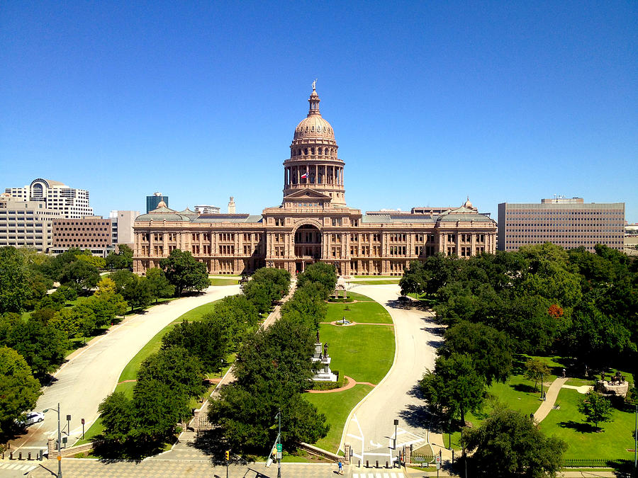 The Capital of Texas in Austin Photograph by Kristina Deane