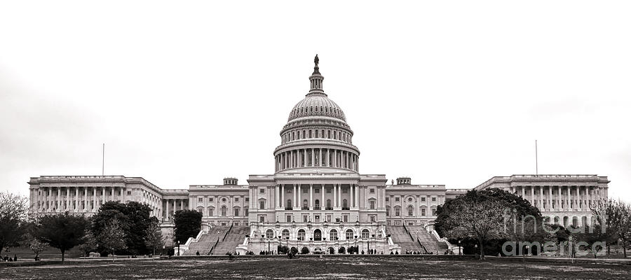 Landmark Photograph - The Capitol by Olivier Le Queinec