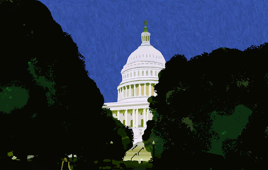 The Capitol  Painting by Pharris Art