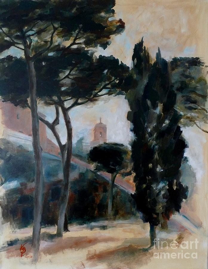 The Capitoline Hill / Rom / Italy Painting by Karina Plachetka
