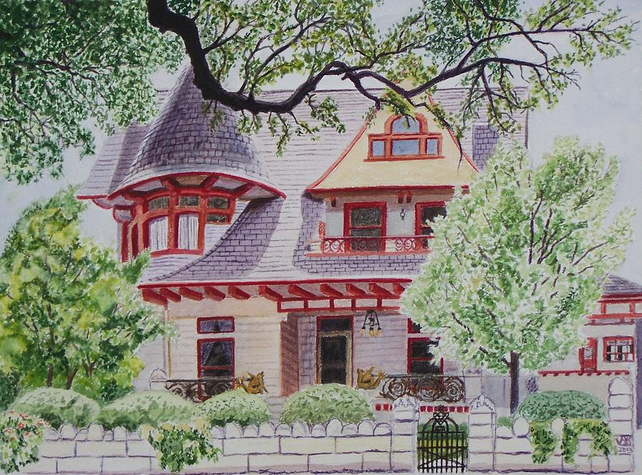 the Captains House Painting by Vera Smith
