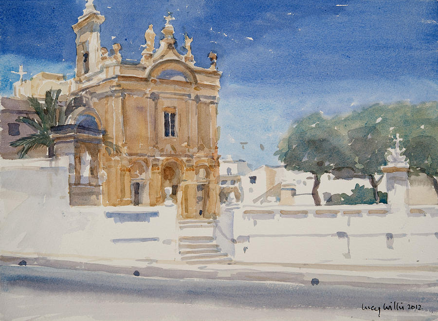 The Capuccini Church Painting by Lucy Willis