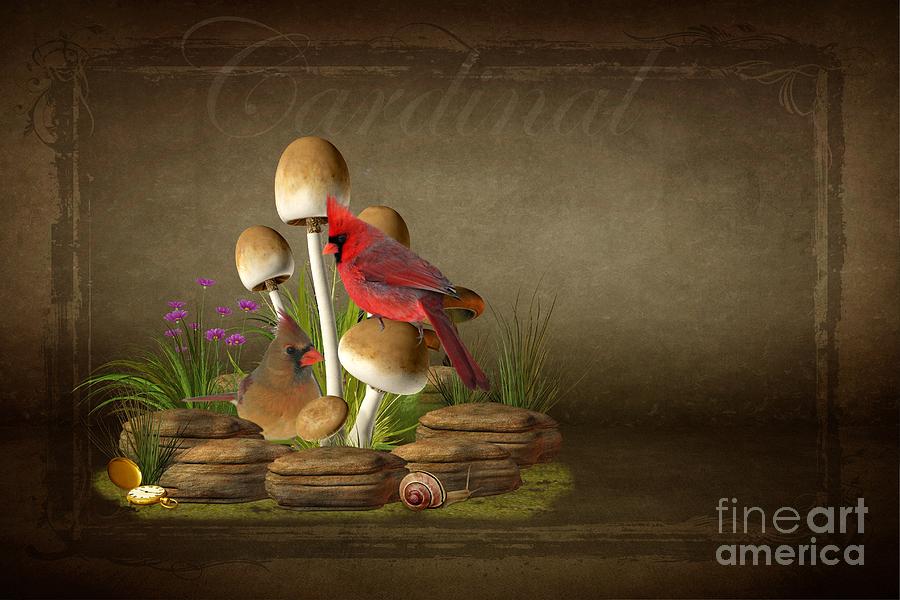 Animal Photograph - The Cardinal by Davandra Cribbie
