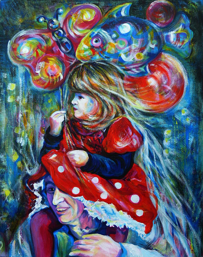 The Carnival Little Princess Painting by Anna  Duyunova