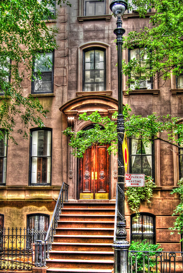 Architecture Photograph - The Carrie Bradshaw Stoop from Sex and the City by Randy Aveille