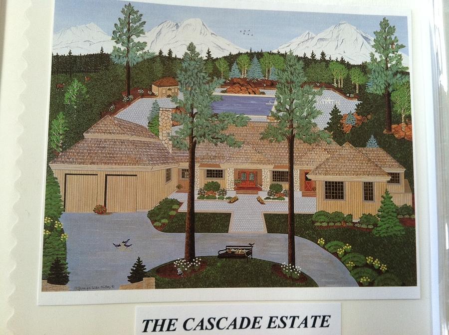 The Cascade Estate Painting by Jennifer Lake
