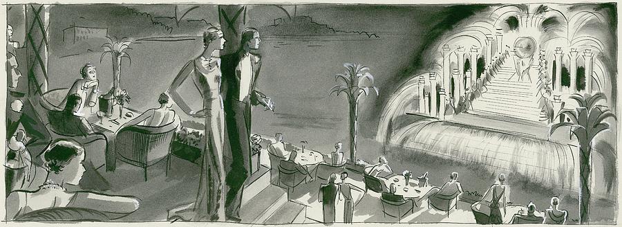 The Casino Terrace At Monte Carlo Digital Art by Herbert Libiszewski The Casino Terrace At Monte Carlo Digital Art by Herbert Libiszewski