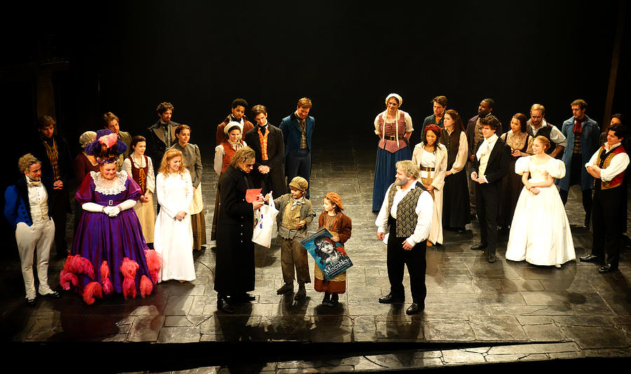 Broadway Photograph - The Cast of Les Miserables by Diane Lent