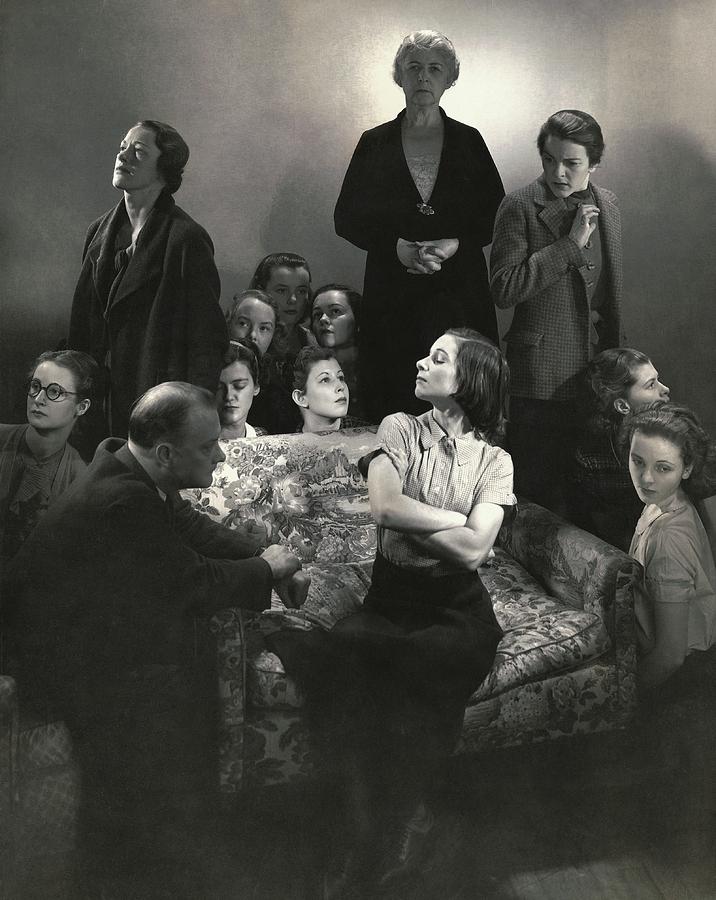 The Cast Of The Childrens Hour Photograph by Edward Steichen
