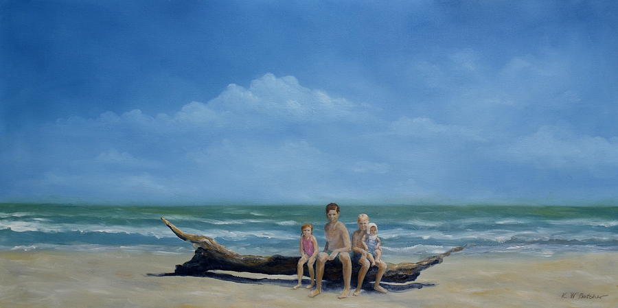 Gulf Of Mexico Painting - The Castaways by Karen Butcher