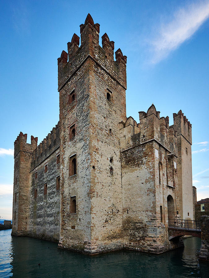 The Castle of Sirmione. Lago di Garda Photograph by Jouko Lehto