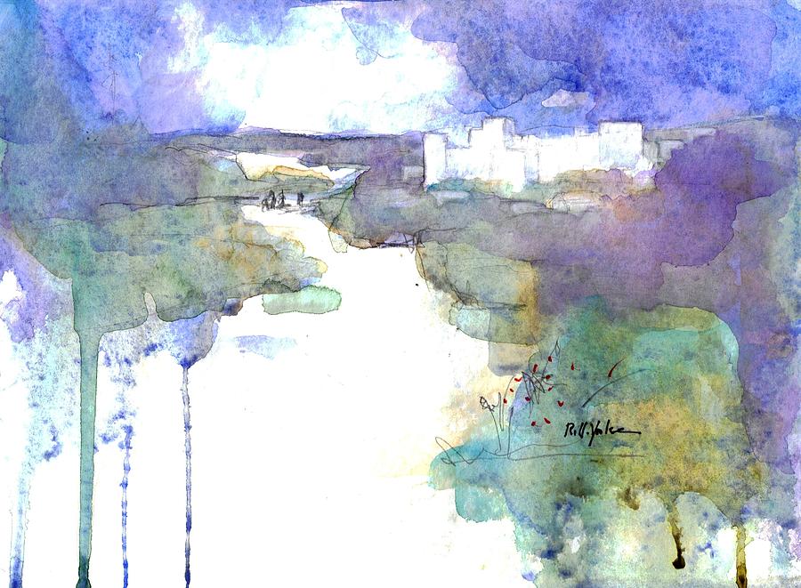 Castle Painting - The Castle by Robert Yonke Castle Painting - The Castle by Robert Yonke