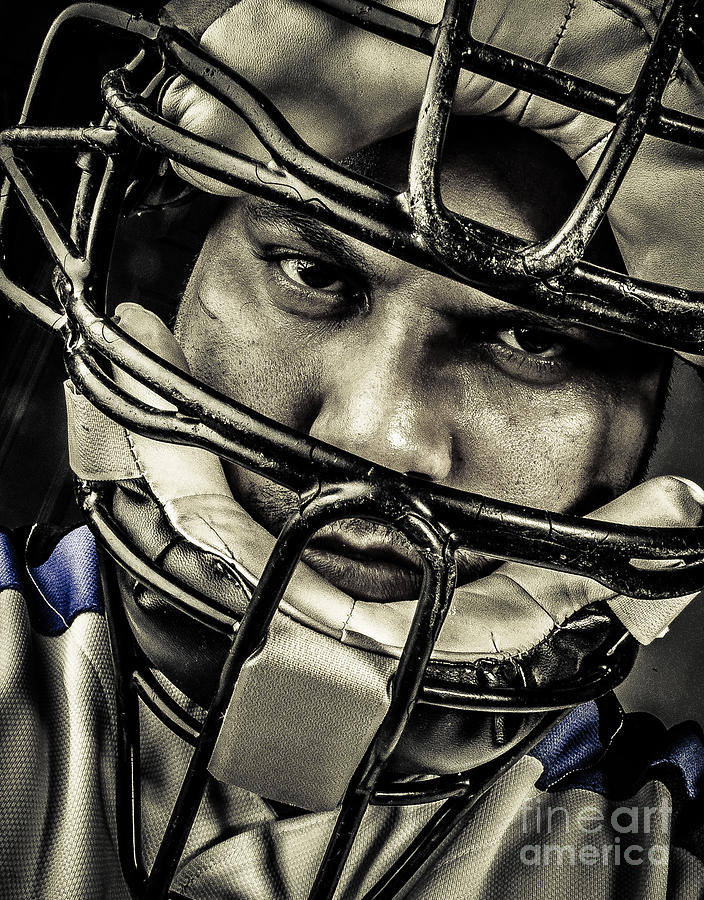 Sports Photograph - The Catcher II by Nel Saints