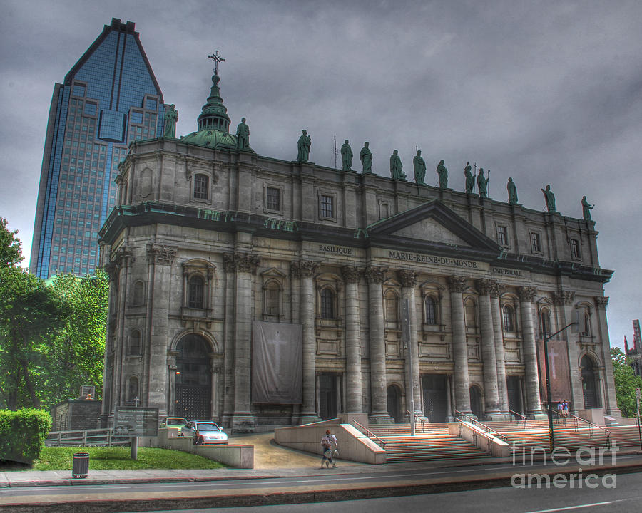 The Cathedral-Basilica of Mary Queen of the World in Montreal Quebec Photograph by Lee Dos Santos