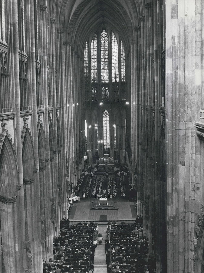 The Cathedral Of Cologne Reconstructed Photograph by Retro Images Archive