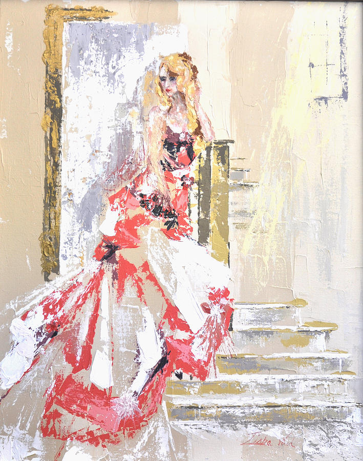 Fashion Painting - The Catillion by Tisha Wood