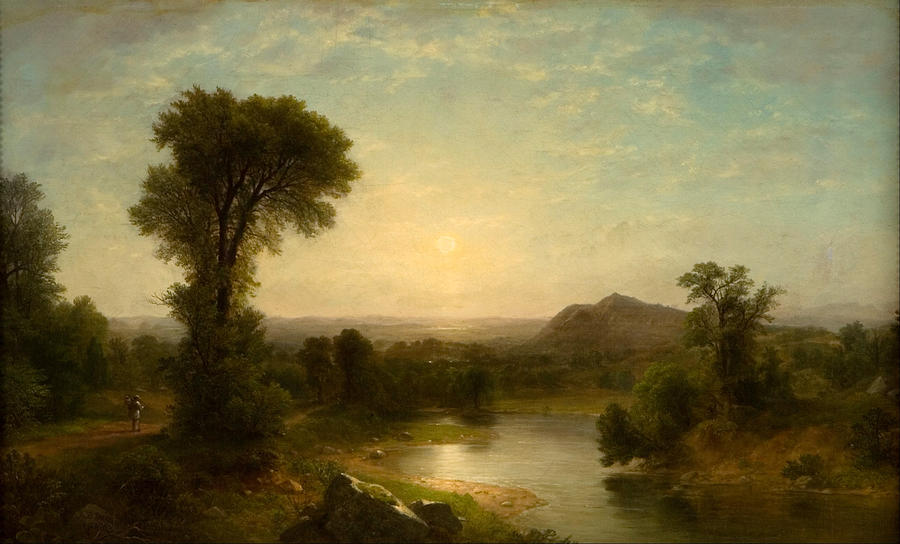 The Catskill Valley Painting by Asher Brown Durand