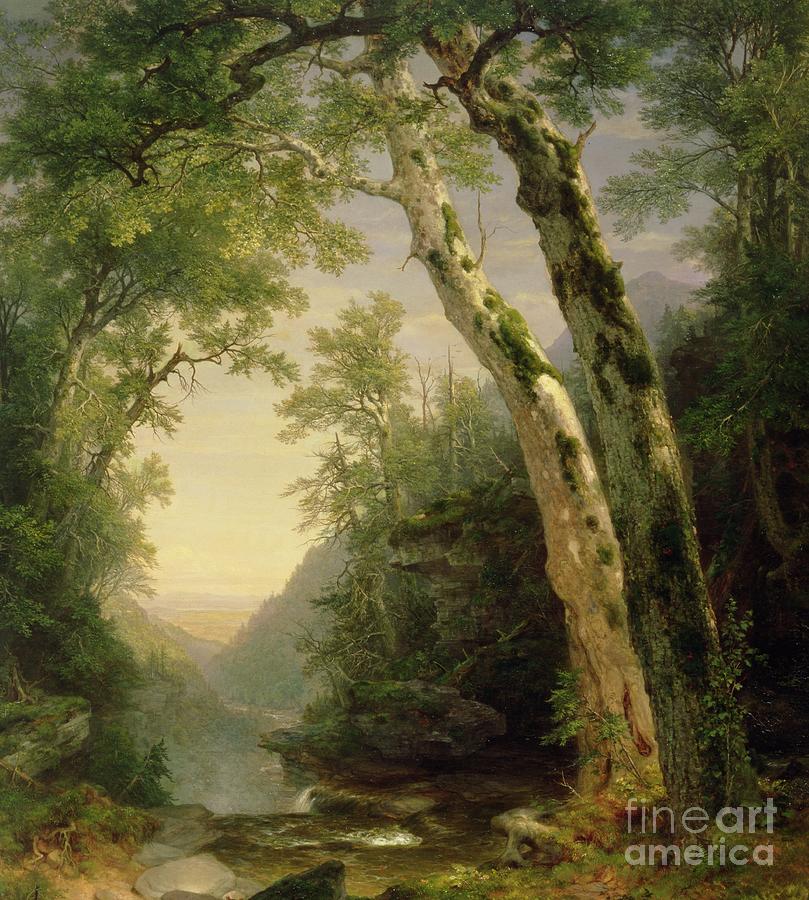 The Catskills Painting by Asher Brown Durand