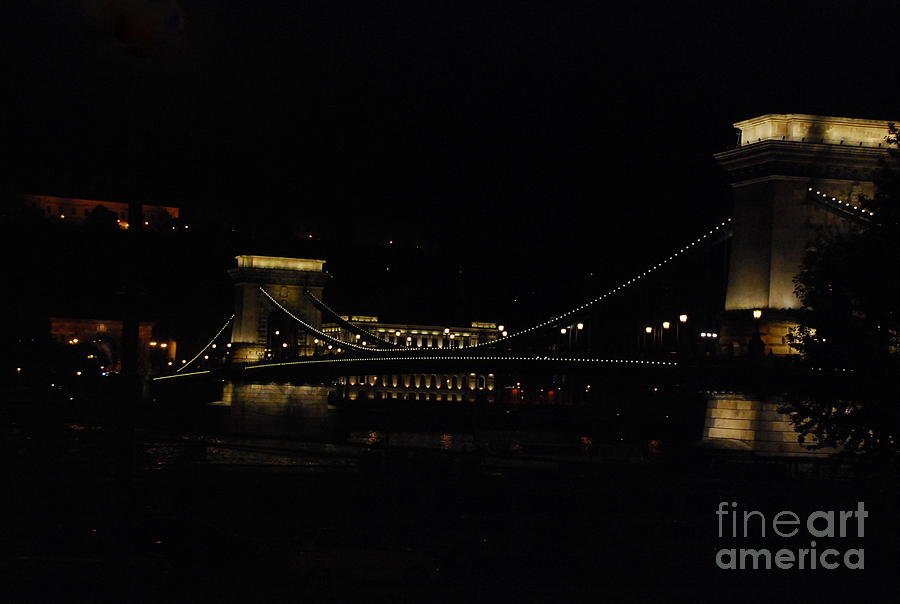 Bridge Photograph - The Chain Bridge Budapest by Joe Cashin