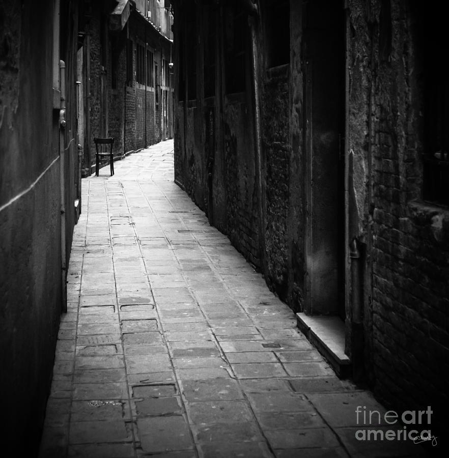 Black And White Photograph - The Chair by Prints of Italy