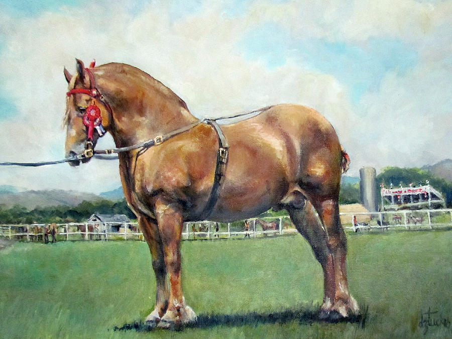Nature Painting - The Champ by Donna Tucker