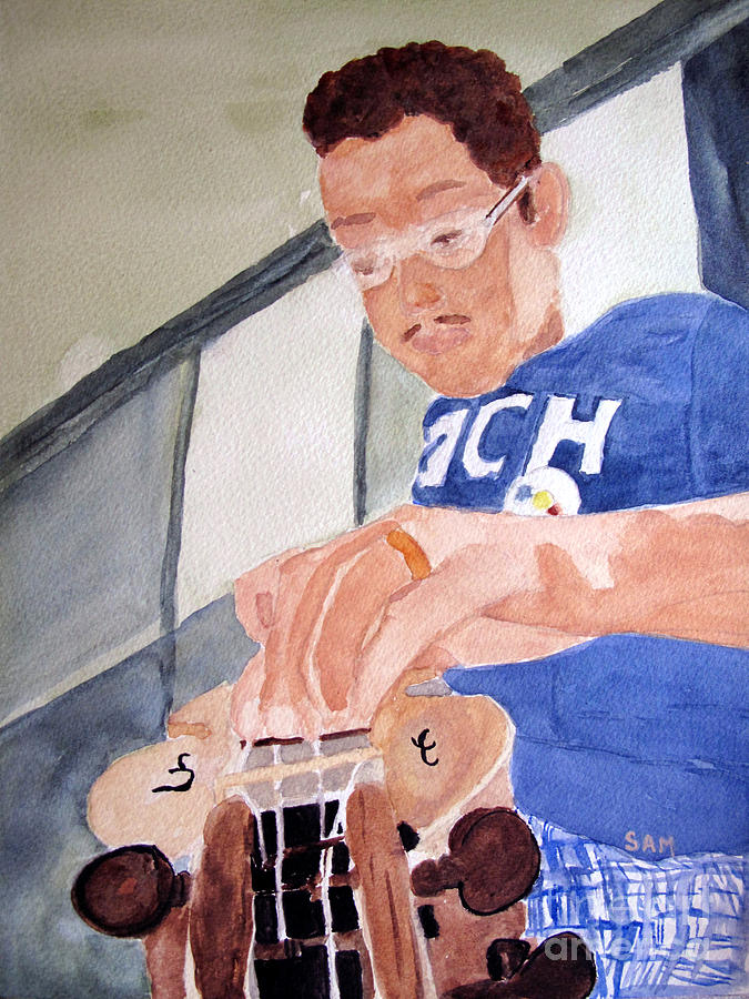 The Champ Painting by Sandy McIntire
