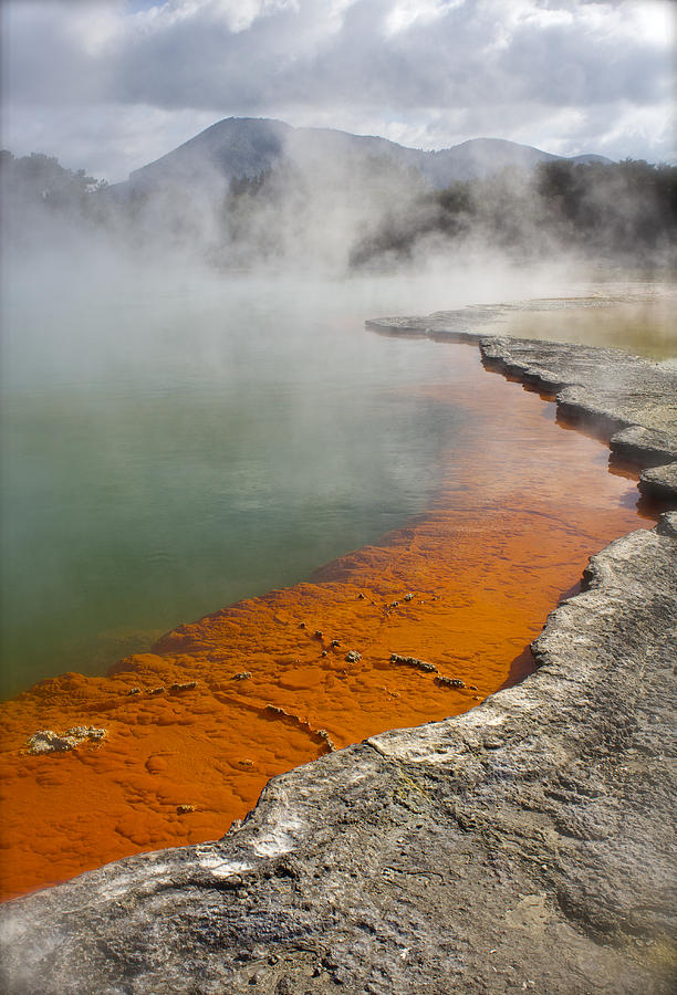 The Champagne Pool at Wai O Tapu Photograph by Venetia Featherstone-Witty
