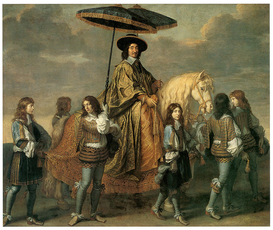 Charles Le Brun Painting - The Chancellor Seguier by Charles Le Brun