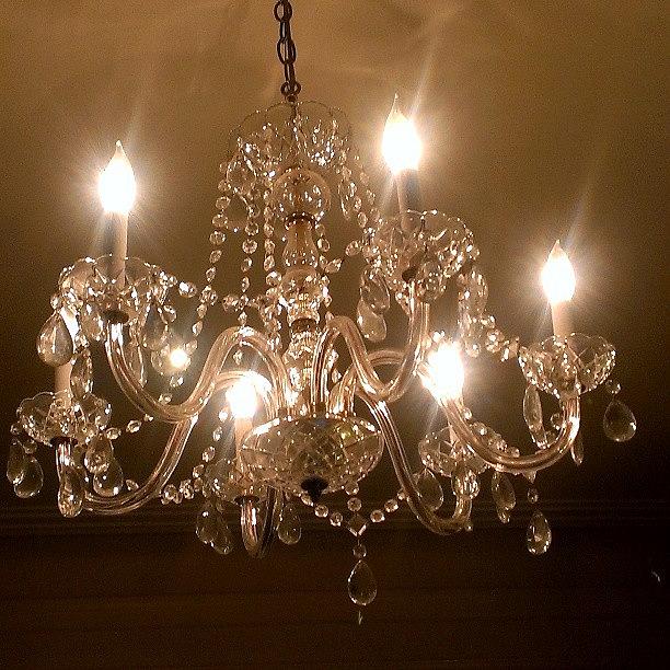 The Chandelier In My Hotel Room ... How Photograph by Jedi Fuser