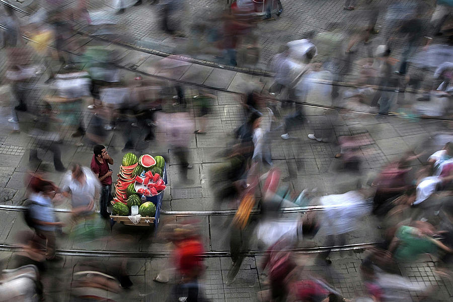 Fruit Photograph - The  Chaos Of The City by Fatih Balkan