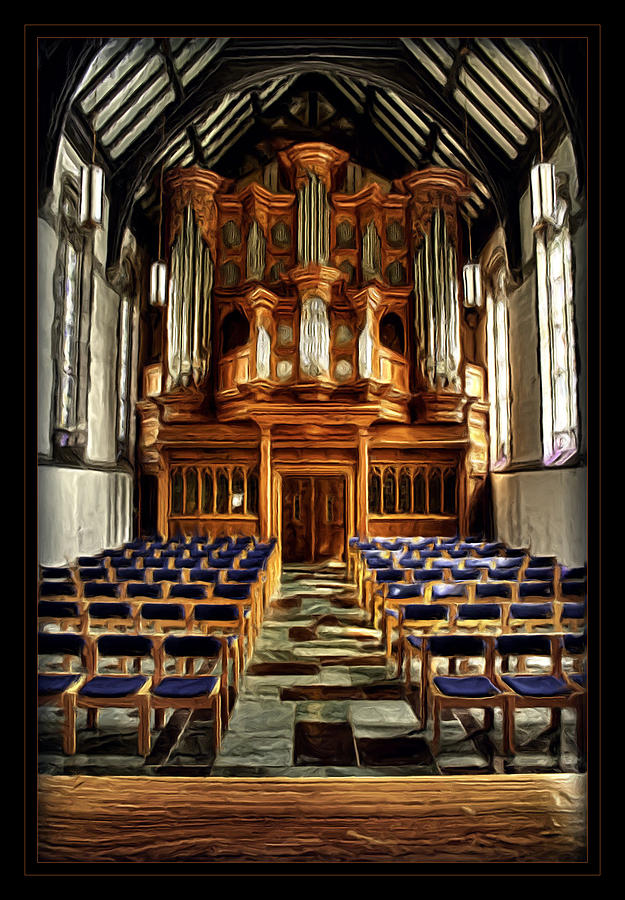 The Chapel Organ Photograph by Monroe Payne