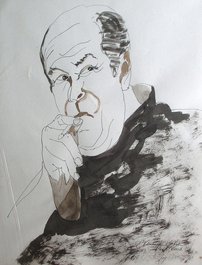 The Character Actor Painting by Esther Newman-Cohen