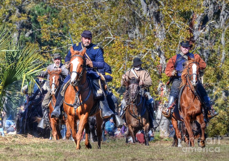 The Charge Photograph by Kathy Baccari