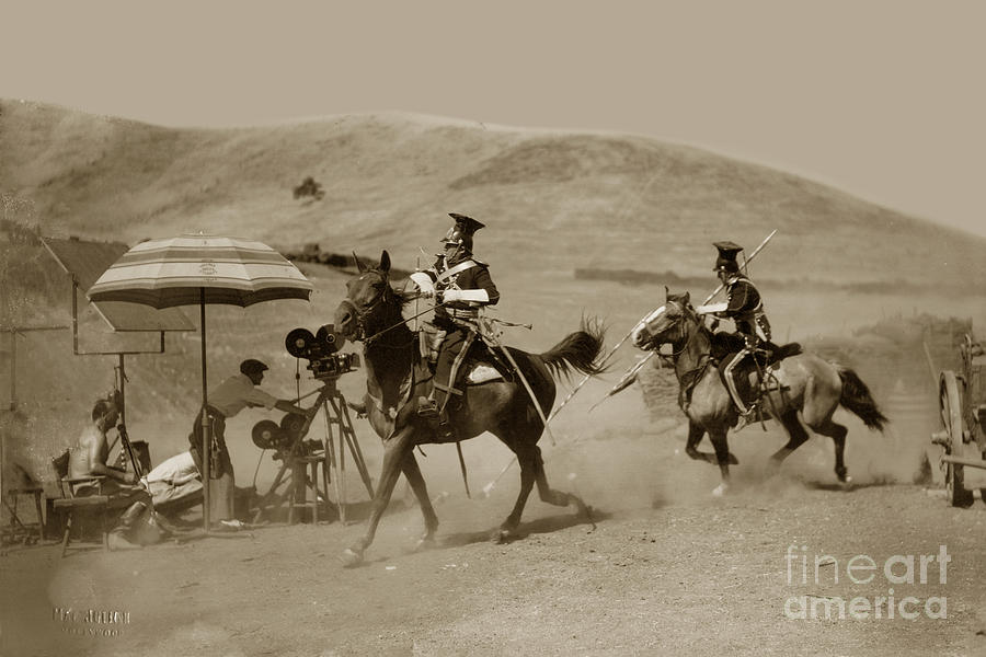 Camera Photograph - The Charge of the Light Brigade 1936 by Monterey County Historical Society