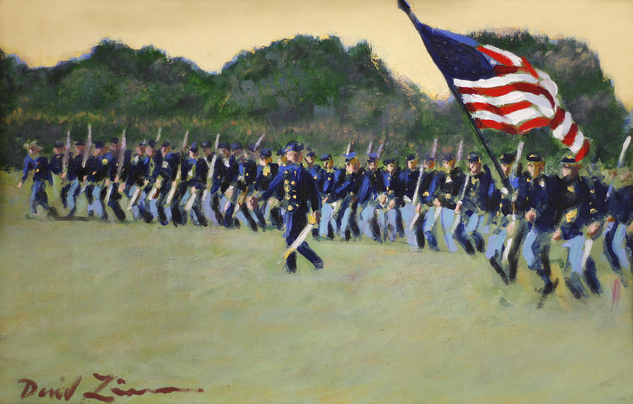 The Charge of the Right Brigade Painting by David Zimmerman
