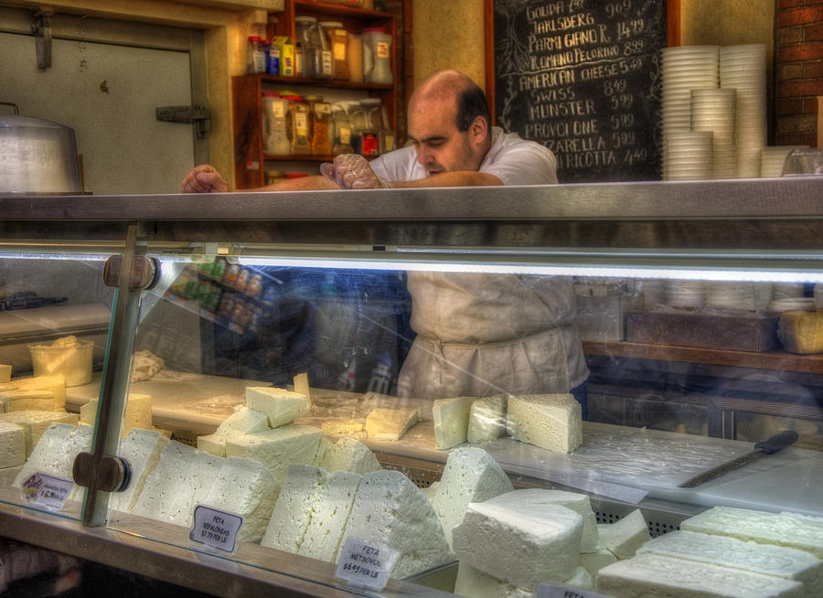 The Cheese Maker - Feta Cheese Photograph by Joann Vitali