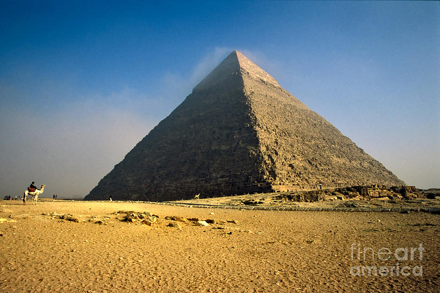 The Chefren Pyramid - Giza - Egypt Photograph by Luciano Mortula