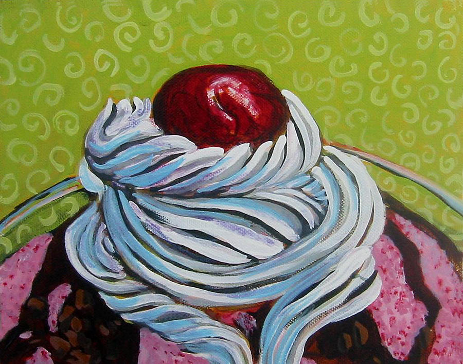 The Cherry on Top Painting by Tilly Strauss