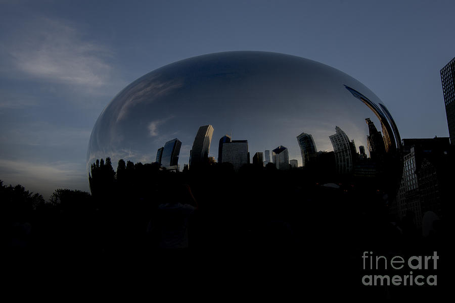 The Chicago Bean in Millenium Park Photograph by David Haskett II