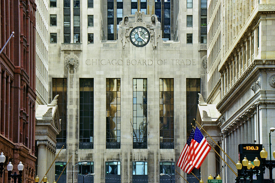 Chicago Photograph - The Chicago Board Of Trade, Chicago by Panoramic Images