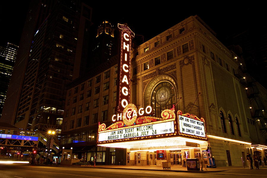 The Chicago Theatre Photograph by John Babis