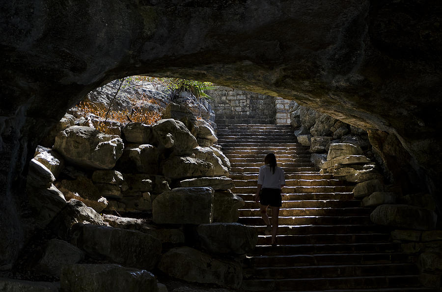 Grotto Photograph - The Child Ascends by Greg Reed