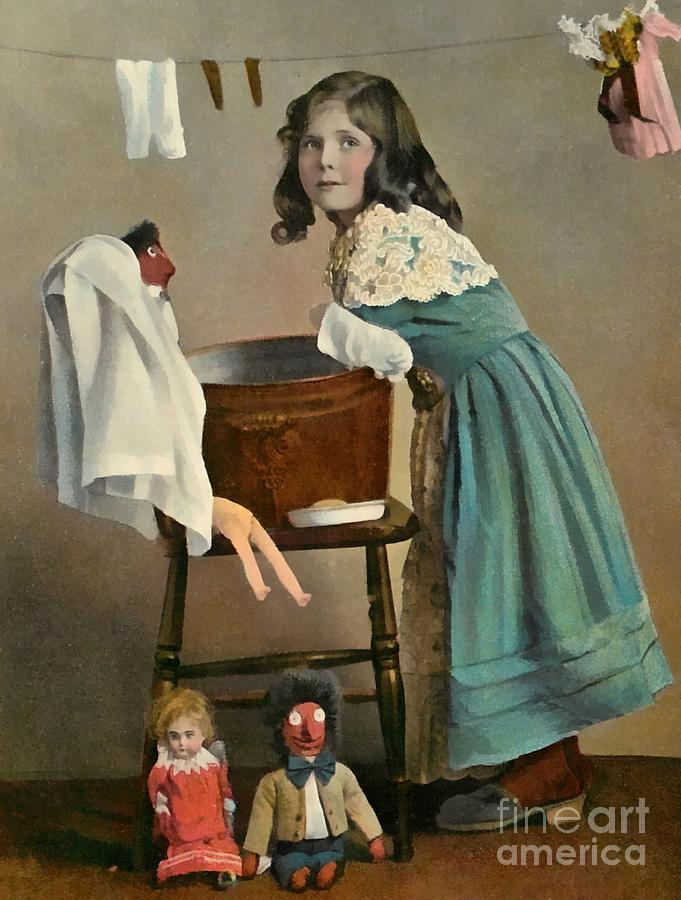 The Children Give Me Such A Lot Of Work Painting by Vincent Monozlay